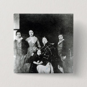 The Royal Family 2 Inch Square Button