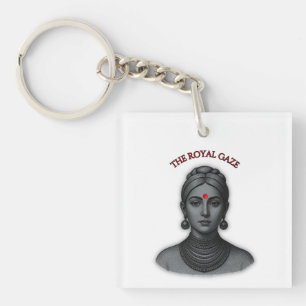 The Royal Gaze - Indian Queen Lin Keychain