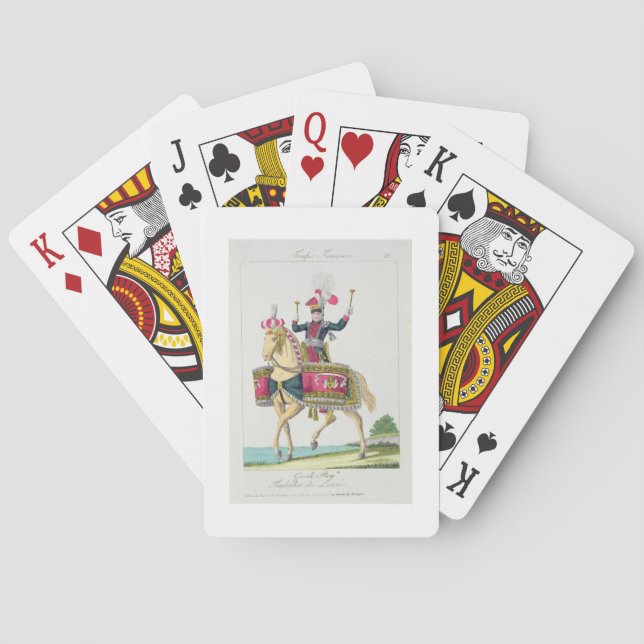 The Royal Guard: a Kettledrummer of the Lancers, p Playing Cards (Back)