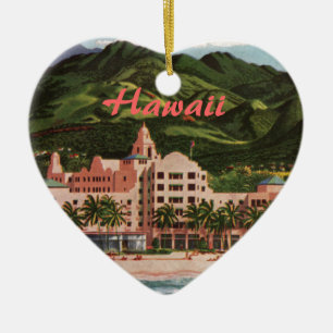 The Royal Hawaiian Hotel Ceramic Ornament