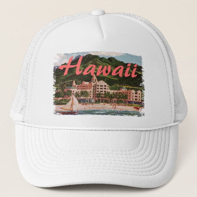 The Royal Hawaiian Hotel Trucker Hat (Front)