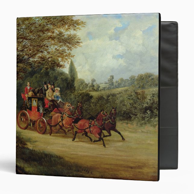 The Royal Mail Coach with Passengers (oil on canva Binder (Front/Inside)