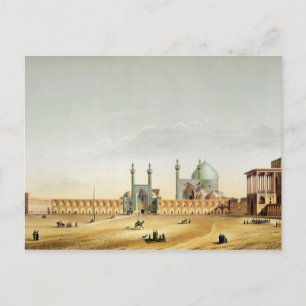 The Royal Palace and the Mesdjid-i-Shah, Isfahan, Postcard