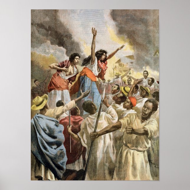 The Royal Princesses Preaching the Holy War Poster (Front)