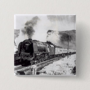 The Royal Scot, intercity locomotive 2 Inch Square Button