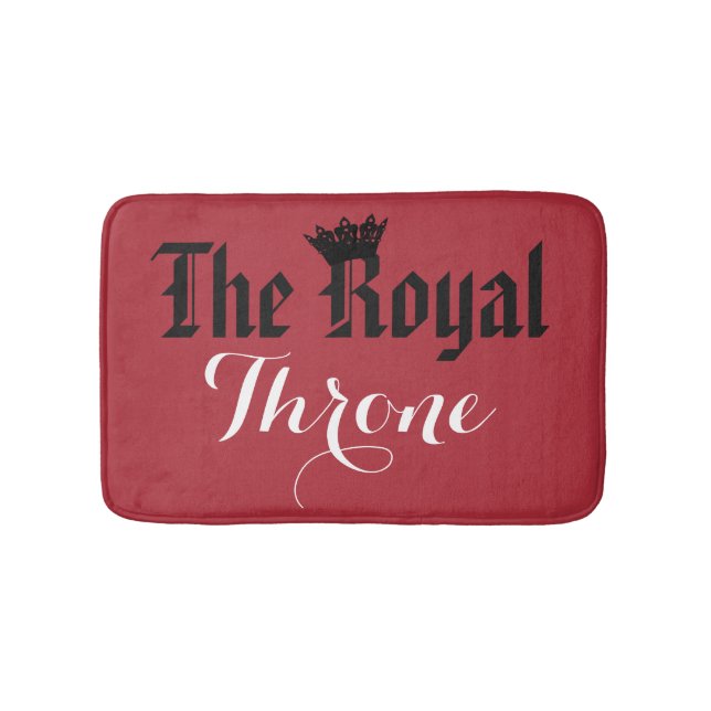"The Royal Throne" Bath Mat (Front)
