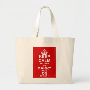 The Royal Wedding Large Tote Bag