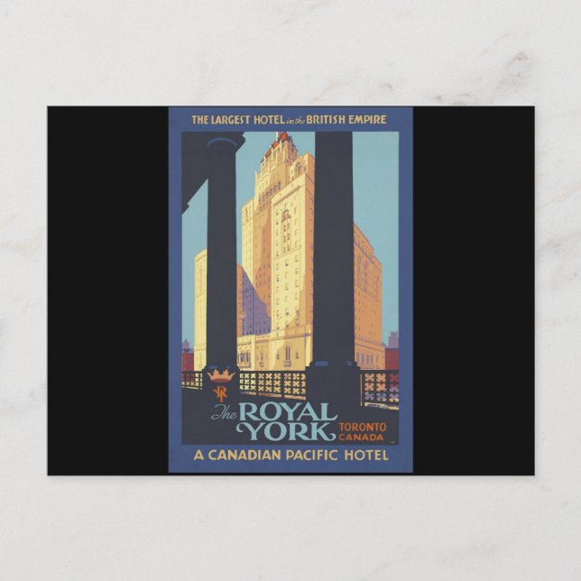 The Royal York Toronto Canada Postcard (Front)