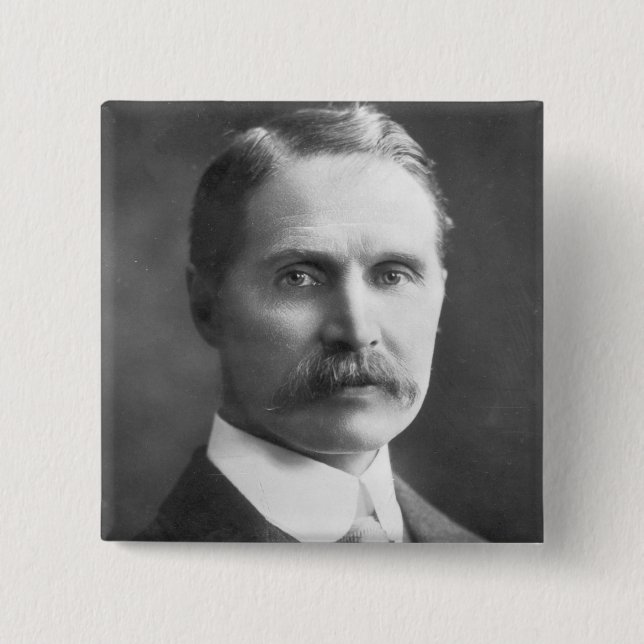 The Rt Hon Andrew Bonar Law M.P. 2 Inch Square Button (Front)