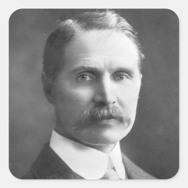 The Rt Hon Andrew Bonar Law M.P. Square Sticker (Front)