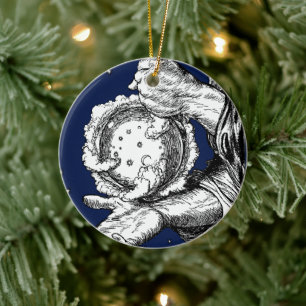 The Rubaiyat of Omar Khayyam Creation Ceramic Ornament