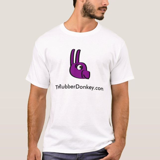 The Rubber Donkey Slogans v6 T-Shirt (Front)