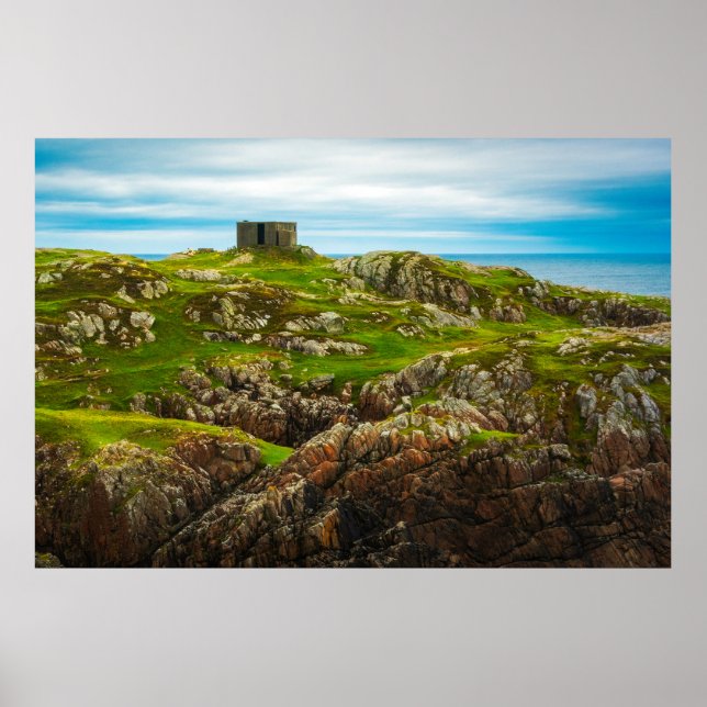 The Rugged Sentinel of the Celtic Coast Poster (Front)