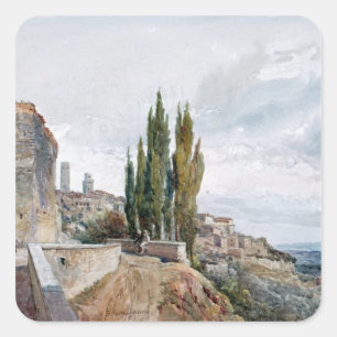 The Ruins of the Roman Theatre Square Sticker
