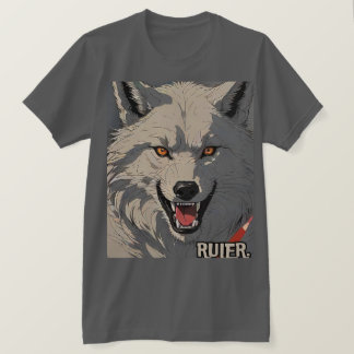 The Ruler | Aggressive Wolf T-shirt Design for Men