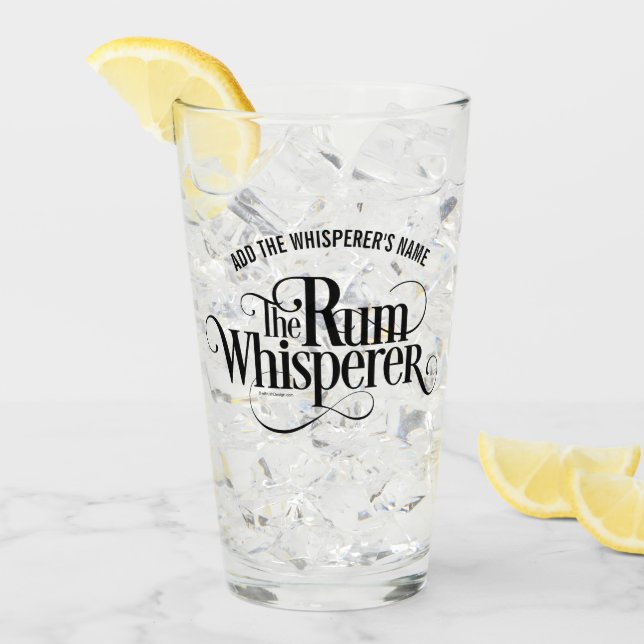 The Rum Whisperer Glass (Front Ice)