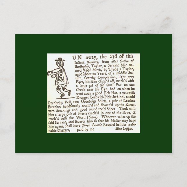 The Runaway Postcard (Front)