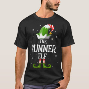 The Runner Elf Family Matching Group Christmas T-Shirt