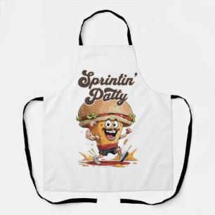 The Running Cheeseburger Apron