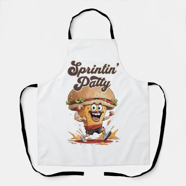 The Running Cheeseburger Apron (Front)