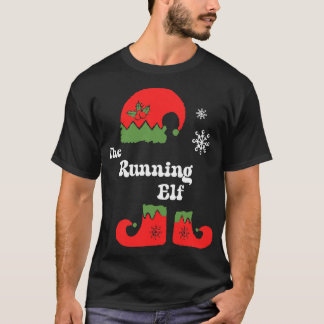 The Running Elf Christmas Elf Tee Family Matching