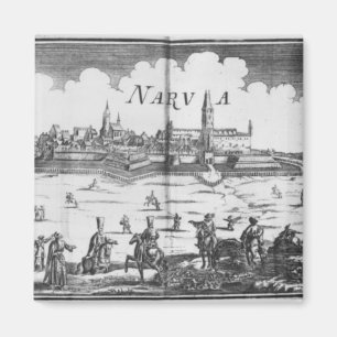 The Russian army besieging Narva in 1700 Magnet