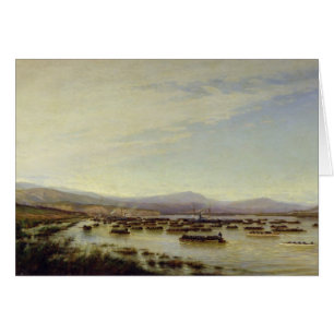 The Russian Army crossing the Danube