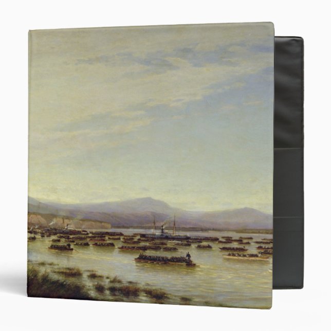 The Russian Army crossing the Danube Binder (Front/Inside)