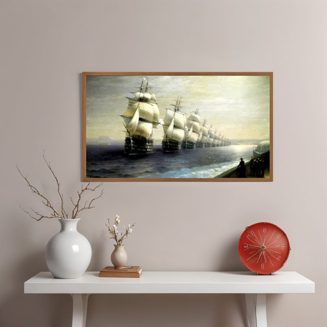 The Russian Black Sea Fleet on Parade, Aivazovsky Poster (Creator Uploaded)