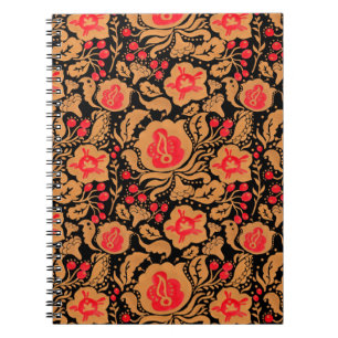 The Russian Khokhloma Pattern Notebook