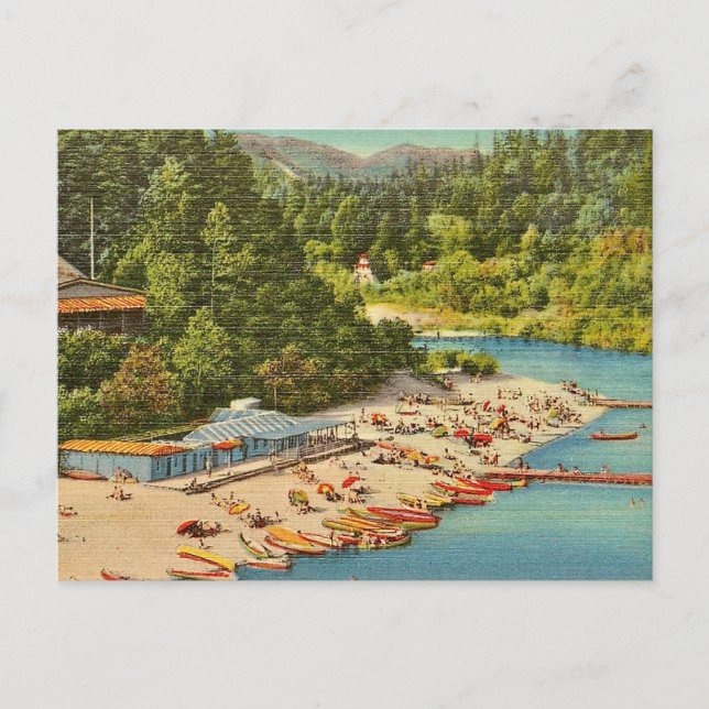 The Russian River Beach Postcard (Front)