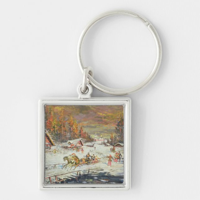 The Russian Winter, 1900-10 Keychain (Front)