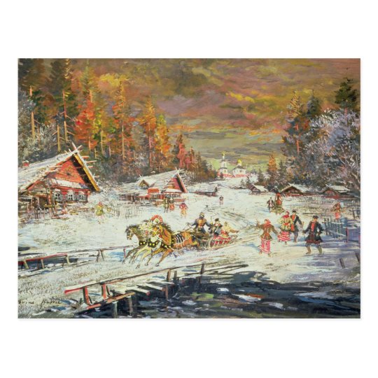 The Russian Winter, 1900-10 Postcard