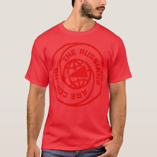 The Russians Are Coming Faded Style Vintage Soviet T-Shirt