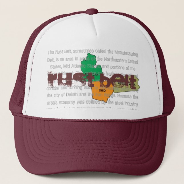 The Rust Belt Trucker Hat (Front)