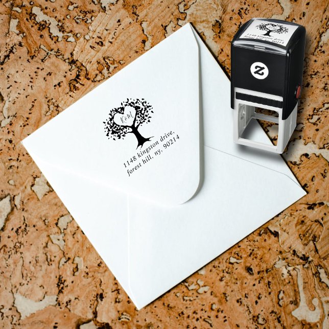 The Rustic Heart Tree Wedding Collection Self-inking Stamp (Creator Uploaded)