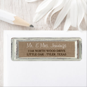 The Rustic White Frame & Burlap Wedding Collection