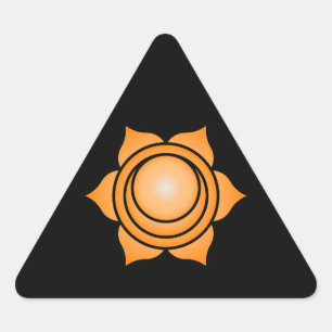 The Sacral Chakra Triangle Sticker