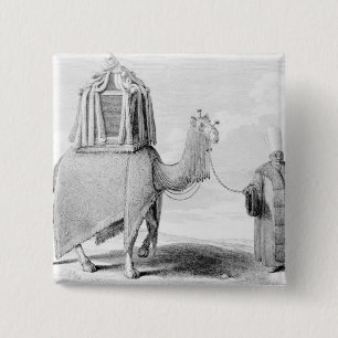 The Sacred Camel 2 Inch Square Button