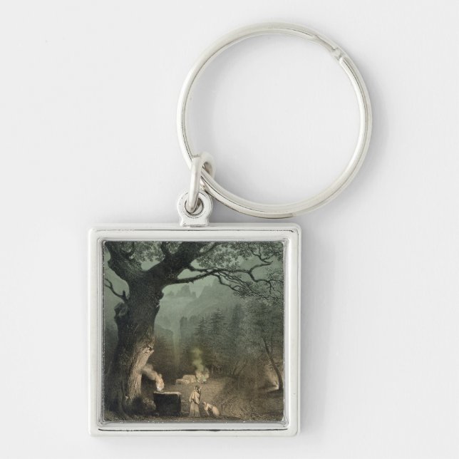 The Sacred Grove of the Druids Keychain (Front)
