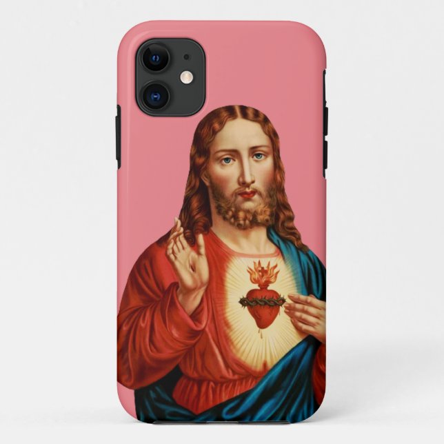 The Sacred Heart of Jesus Case-Mate iPhone Case (Back)