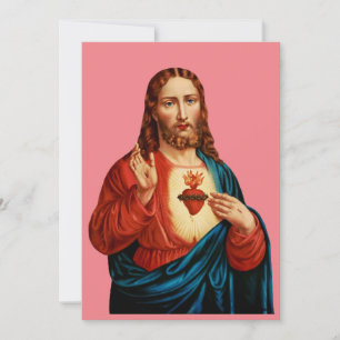 The Sacred Heart of Jesus Holiday Card