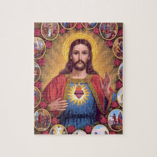The Sacred Heart Of Jesus Jigsaw Puzzle