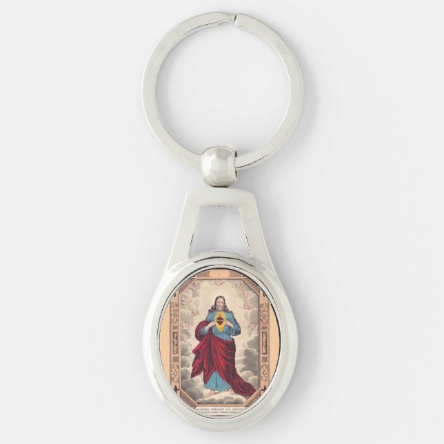 The Sacred Heart of Jesus Keychain (Front)