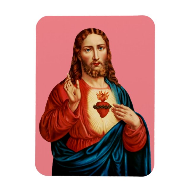 The Sacred Heart of Jesus Magnet (Vertical)