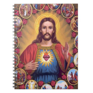 The Sacred Heart Of Jesus Notebook