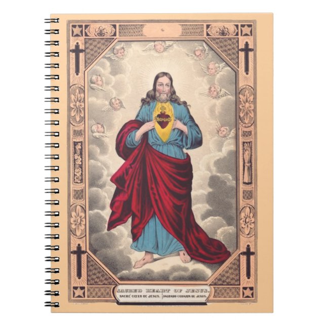 The Sacred Heart of Jesus Notebook (Front)