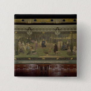 The Sacred Wood 2 Inch Square Button