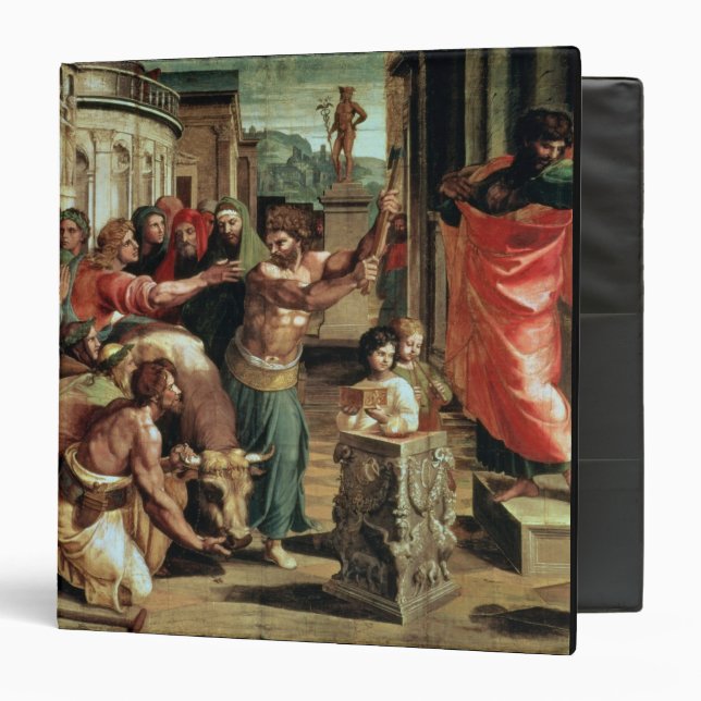 The Sacrifice at Lystra (cartoon for the Sistine C Binder (Front/Inside)