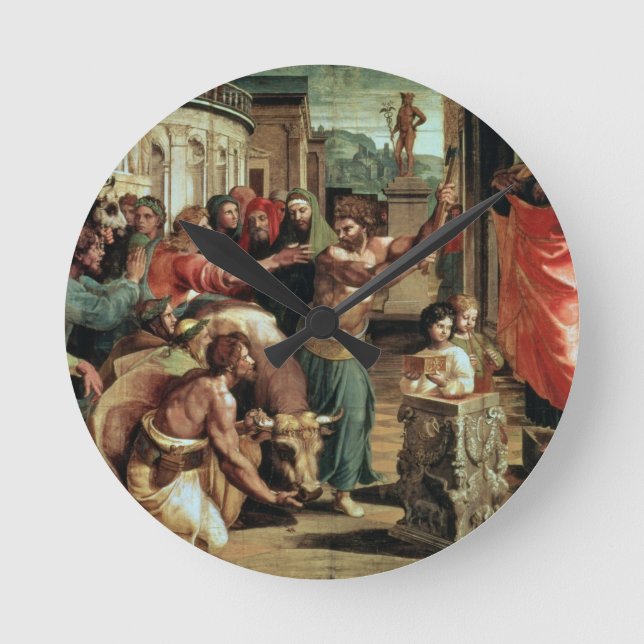 The Sacrifice at Lystra (cartoon for the Sistine C Round Clock (Front)